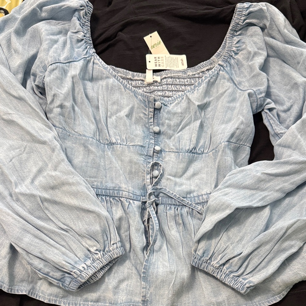Light Blue Women's Top